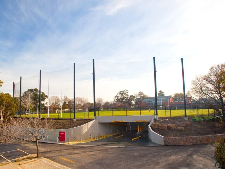 Ivanhoe Grammar School Underground Car Park Complete