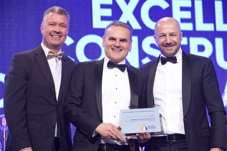 (Bldg.Eng) Award Winner 2019 Master Builders Excellence in Construction