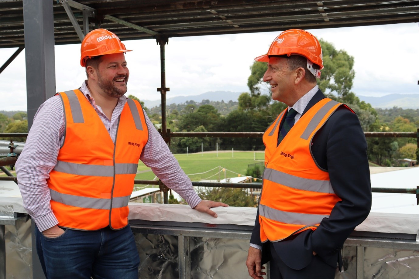 Construction works progressing at Norwood Secondary College Bldg Eng