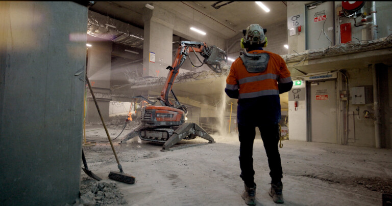 Building Engineering implements cutting-edge robotic demolition method for 380 St Kilda Road