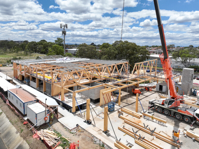 Breaking ground on innovation: timber walking platform unveiled at Sages Road Depot