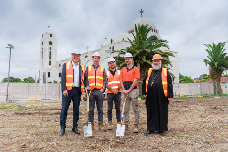 Breaking ground at the St. Mina and St. Marina Coptic Orthodox Church