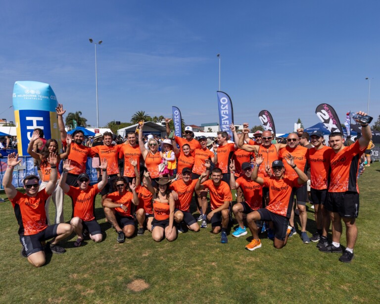 Building Engineering makes waves at Melbourne Corporate Triathlon