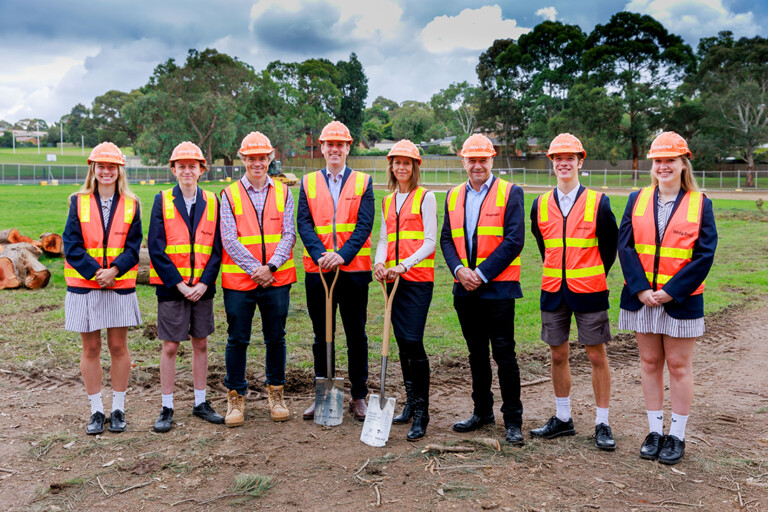 Exciting partnership begins – groundbreaking ceremony marks the start of construction at Wantirna College
