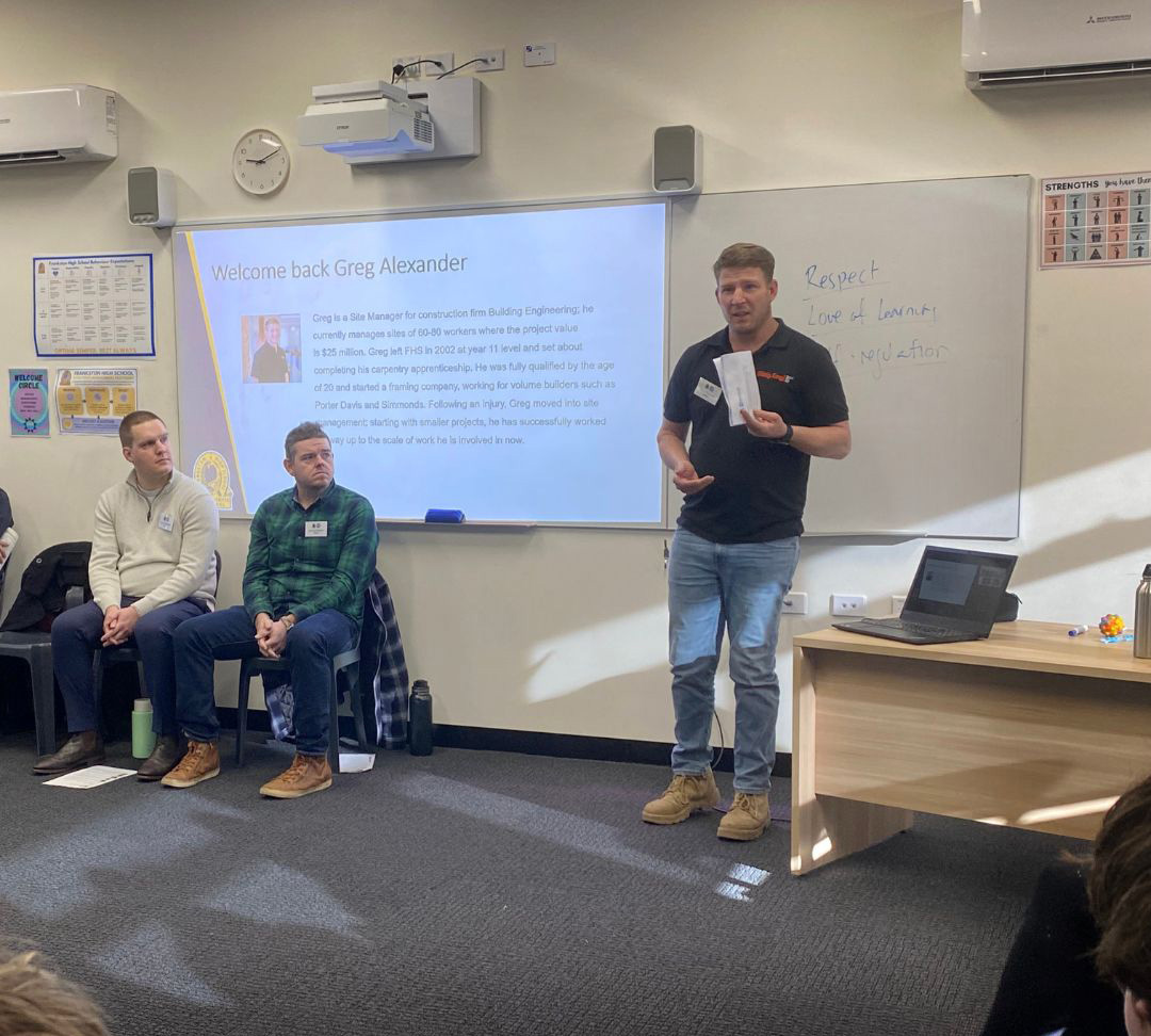Greg Alexander inspires the next generation of construction ...