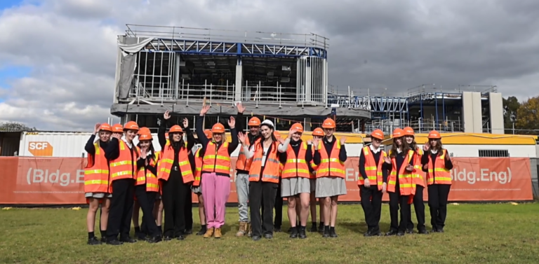 Beyond the build: students step onto site for real-world learning experience