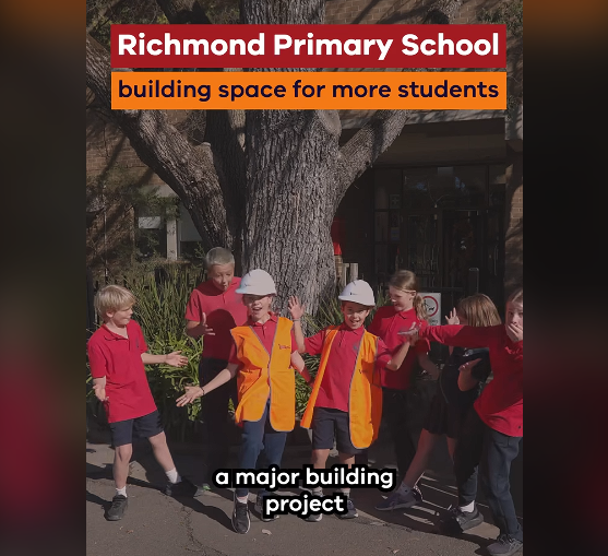 Richmond Primary School well underway