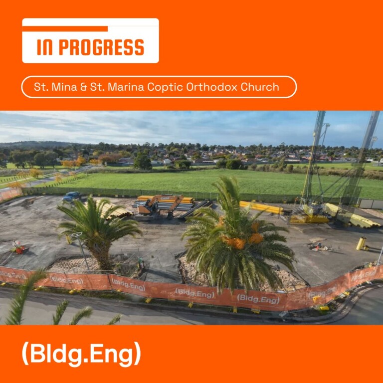 St Mina & St Marina Coptic Orthodox Church – Stage 1 nearing completion