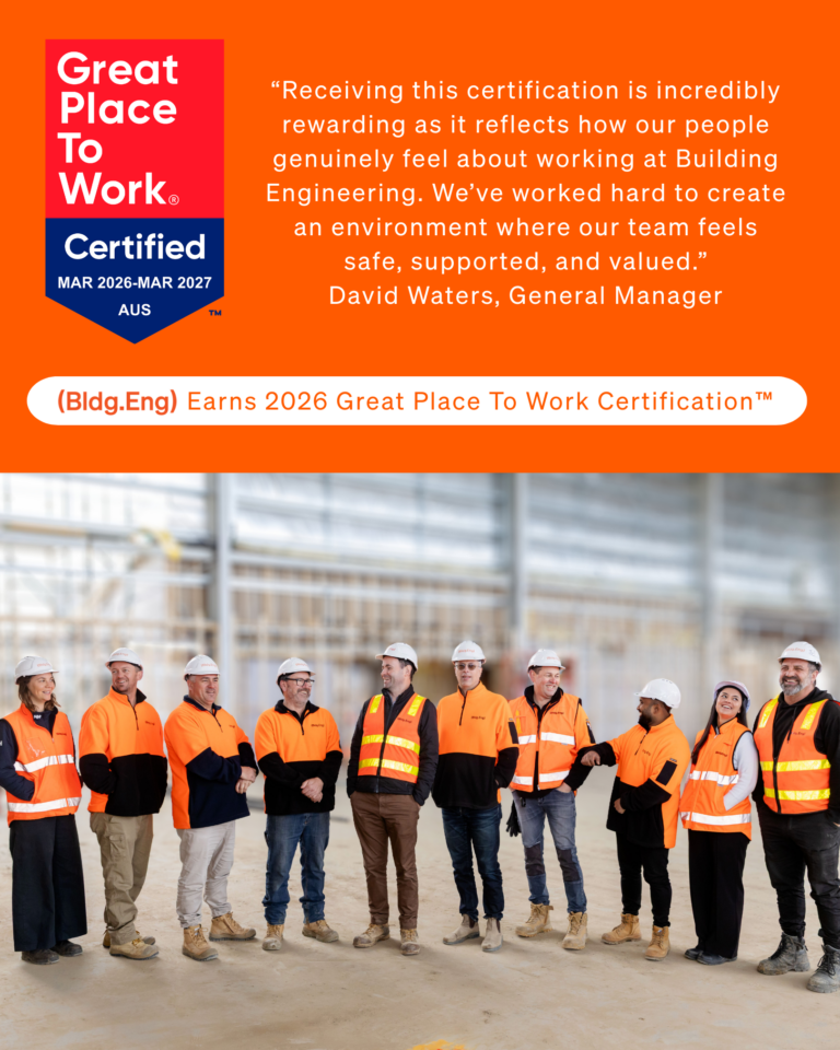 Building Engineering Earns 2026 Great Place To Work Certification™