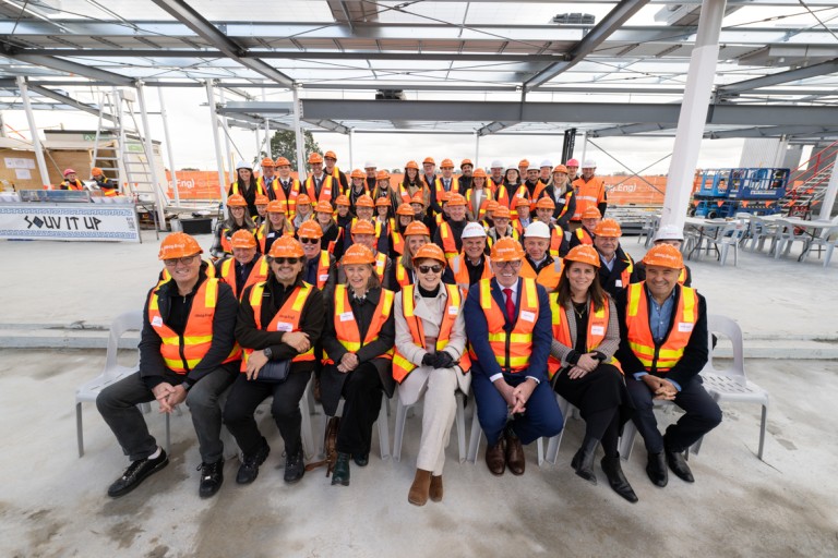 Fraser Centre reaches major construction milestone at Ivanhoe Grammar School